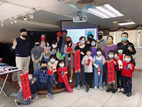 提墨藝術工作坊 - 教會兒童春聯教學