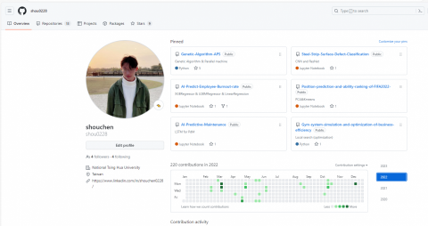 薛守程 - GitHub程式作品集