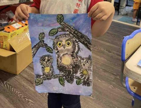 施伃恬 - 水墨結合水彩