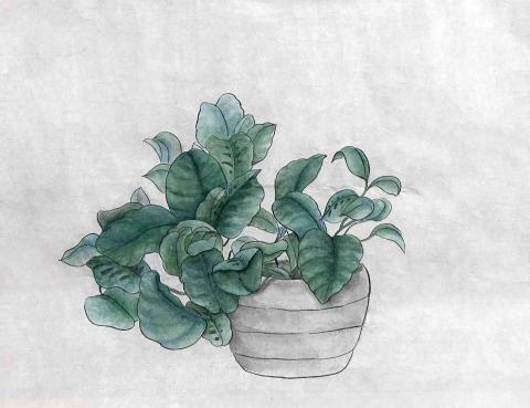 黃宥昀 - 水墨畫