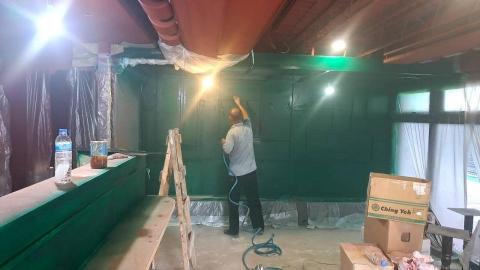 柱源工程 - 室內噴漆