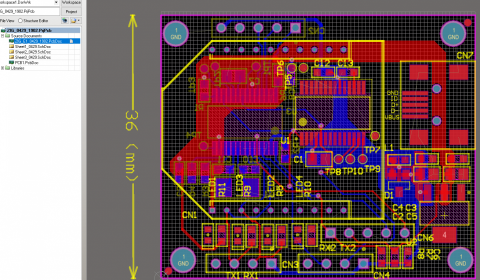 林先生 - Layout PCB 範例圖