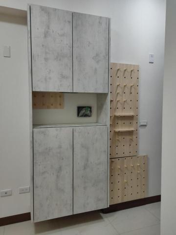 㵆明室內裝潢 - 玄關鞋櫃  洞洞板