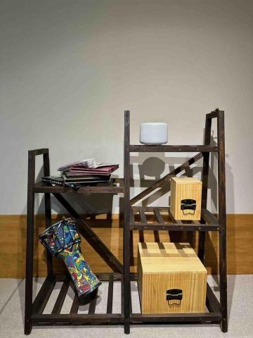 安皓澤 - 訂製松木層架、收納盒