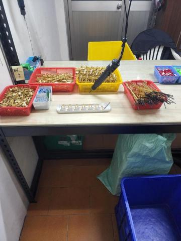 品豐組立包裝部 - 作業流程／物料擺放