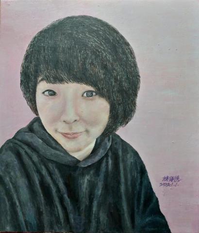 林容德 藝術家 - 承億文旅 董娘 個人畫像 已收藏