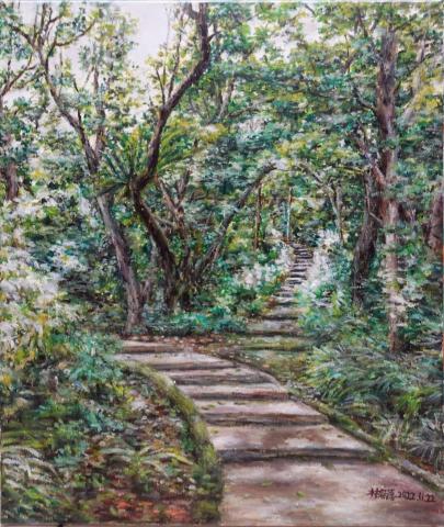 林容德 藝術家 - 台北象山步道 林容德 繪畫 