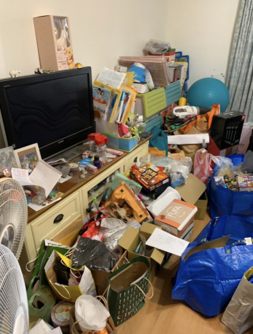 喜樂光工作室(大掃除、極細清潔、居家清潔) - 工作室成員擔任居家整理師時,案場整理前。 喜樂光工作室(大掃除、極細清潔、居家清潔) - 工作室成員擔任居家整理師時,案場整理前。