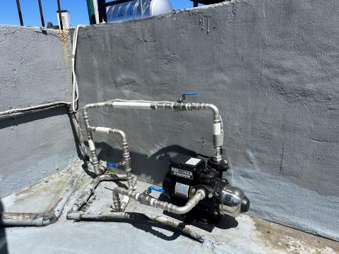 小拐水電 - 白鐵管施工加壓馬達