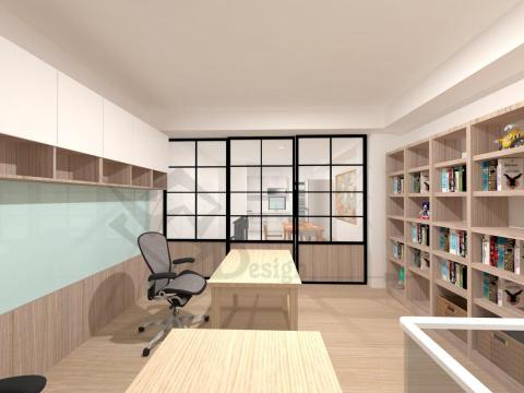 煒爵室內裝修 - 書房模擬示意圖