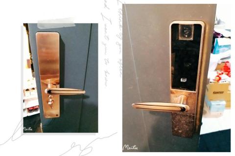 清華專業鎖印、汽車晶片鑰匙備份、電子鎖 - 施工前