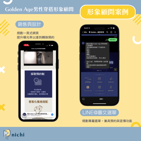 nichi日安社群 - 形象顧問品牌案例