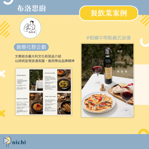 nichi日安社群 - 餐飲品牌案例