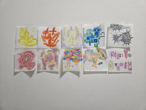 Jean - 抽象彩色筆圖像示例