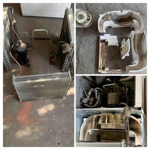 職手清潔工作室-洗衣機-冷氣清潔 - 窗型冷氣