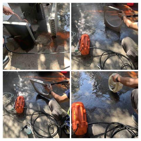 職手清潔工作室-洗衣機-冷氣清潔 - 窗型冷氣