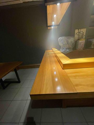 家油塗裝 - 餐廳吧台噴透明消光漆