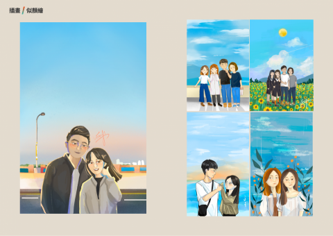 蔡宛橙 - 電腦繪圖-人物似顏繪分享