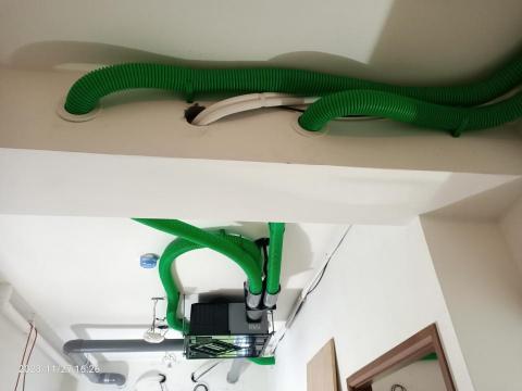 尚禾 - 管路穿樑~建設公司規劃(承載安全非我司可以施作)隔間牆就能在施工範圍。