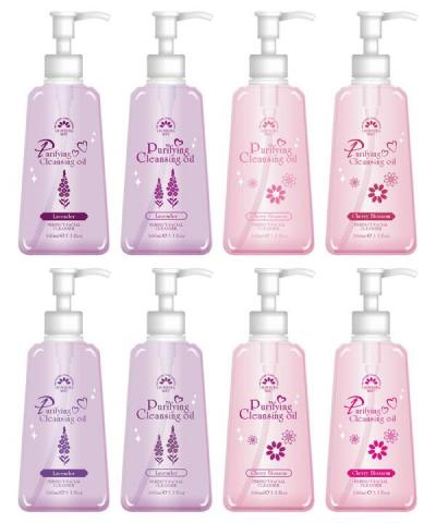 kiwi 設計工作室 - 薰衣草/櫻花 卸妝油 瓶器設計