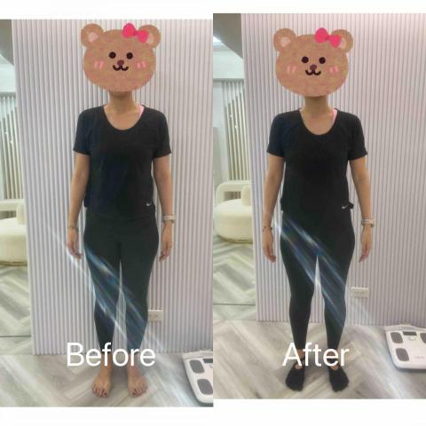 Lynn Chao🌼 皮拉提斯/核心訓練/體態管理🌼 - 原先高低肩，右邊偏高、上完課後變平衡