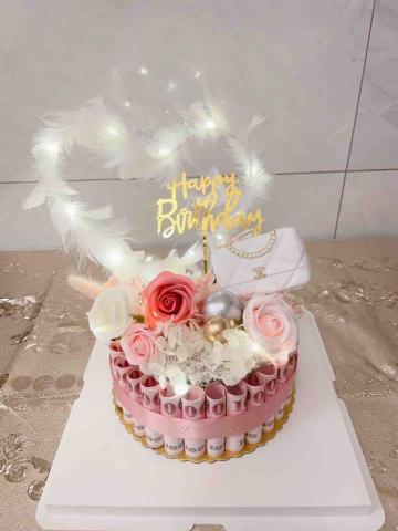 哆萌禮品屋 - 單層鈔票蛋糕
鈔票30張 面額可自由搭配❤️