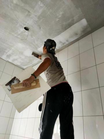 大囍彩創居家裝潢 - 牆面批土施作過程