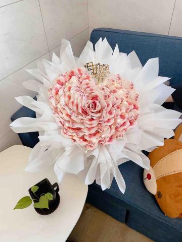 哆萌禮品屋 - 大玫瑰鈔票花束
鈔票52張 面額可自由搭配❤️