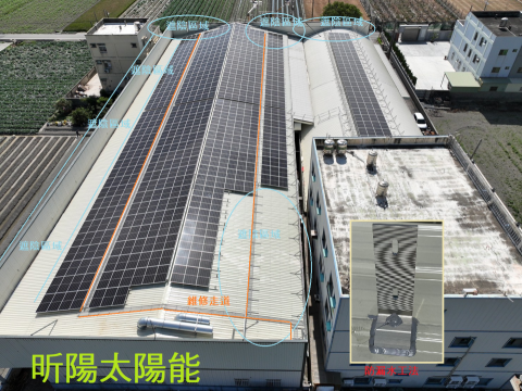 昕陽太陽能發電 周特助 - 特定工廠屋頂出租裝設太陽能板 每年租金收入可運用來繳交特登營運管理金 廠房內部還能有效降溫
1. 公司採用鋁擠型支架/100%防漏水工法 避免日後廠房內部有漏水問題發生
2. 公司交直流箱體及台電電錶箱皆採用不銹鋼白鐵粉體烤漆,戶外型防水箱體,可以有效預防生鏽及雨水潑入機體內部造成短路風險
3. 特定工廠每年需繳交營運管理金(納管工廠繳交納管金),需等特定工廠符合地目變更之條件並完成地目變更後 昕陽太陽能發電 周特助 - 特定工廠屋頂出租裝設太陽能板 每年租金收入可運用來繳交特登營運管理金 廠房內部還能有效降溫
1. 公司採用鋁擠型支架/100%防漏水工法 避免日後廠房內部有漏水問題發生
2. 公司交直流箱體及台電電錶箱皆採用不銹鋼白鐵粉體烤漆,戶外型防水箱體,可以有效預防生鏽及雨水潑入機體內部造成短路風險
3. 特定工廠每年需繳交營運管理金(納管工廠繳交納管金),需等特定工廠符合地目變更之條件並完成地目變更後