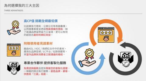 Danny Studio 網紅行銷工作室 - 三大優勢 Danny Studio 網紅行銷工作室 - 三大優勢