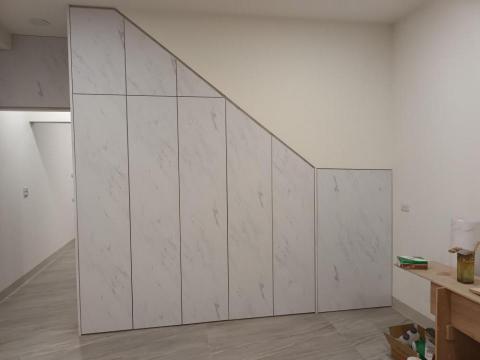 㵆明室內裝潢 - 樓梯下 衣櫃 儲藏室