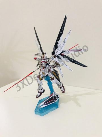 3XDesign Studio - 鋼彈全機改色
"白衣天使-自由鋼彈(聖潔型態)"