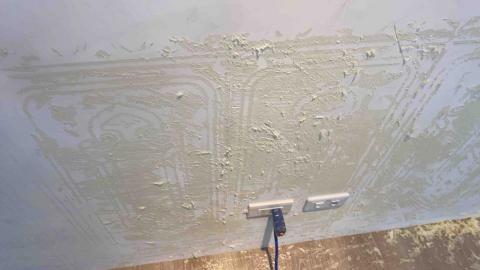 龍眼 - 前金辦公室修護場-拆壁紙