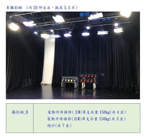 媲美電視台-挑高5.5米多元科技規格設備(A、B區攝影棚出租 - 