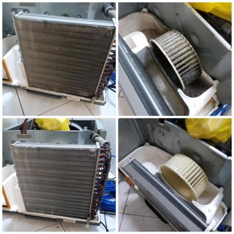 洗大師，洗衣機 冷氣，專業清潔 到府清洗 - 窗型冷氣清洗