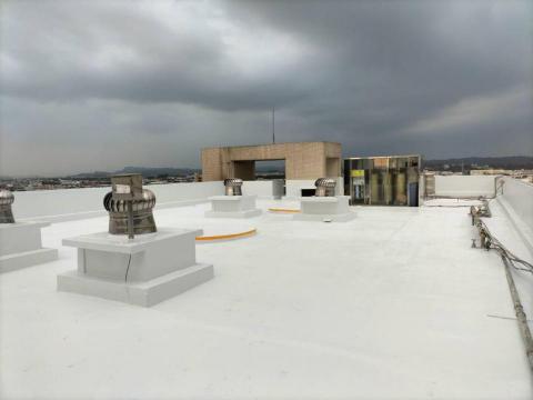 邑光防水隔熱工程 - 屋頂防水隔熱（完工後照片）中華電信大樓。