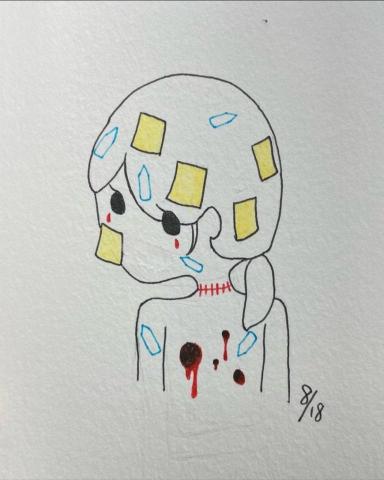 左筠芊 - -原創插畫-
鋼筆繪畫