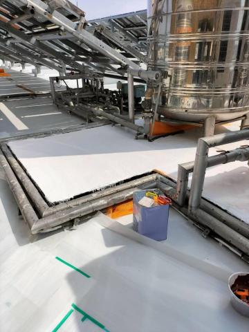 邑光防水隔熱工程 - 屋頂防水隔熱（防水塗層施作）中華電信大樓