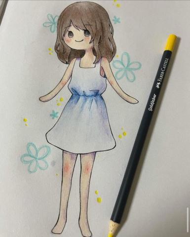 左筠芊 - -原創插畫-
色鉛筆繪畫