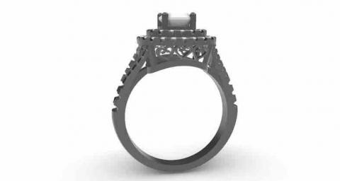 慕尼小舖 - 枕型主鑽豪華台