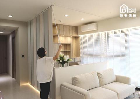 捷安傢飾 隔間片簾第一品牌 Home Desyne - 捷安傢飾隔間片簾客戶案例，可用於伸縮輕隔間、隔冷氣、加快冷房、擋穿堂煞、改善風水、遮醜、保護隱私、亦可當投影布幕用，許多台灣知名企業、知名五星飯店皆有使用。 片簾介紹請看 https://bit.ly/3T5nfuM