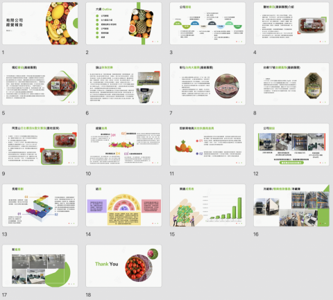 好日子企劃AGoodDayPlan - 生鮮蔬果公司簡報 好日子企劃AGoodDayPlan - 生鮮蔬果公司簡報
