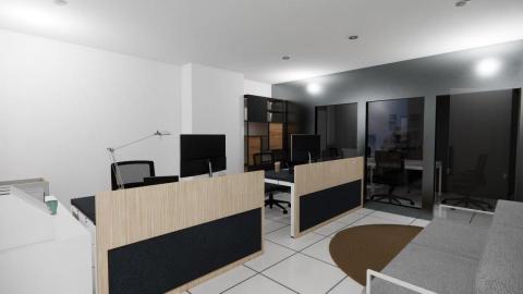 藝享設計行銷 - 辦公室的規畫主要在於採光。明亮的辦公空見可以讓工作環境充滿活力。此外、會客空間、會議室、茶水間也都是必備的規劃。流暢的空間規劃可以使工作效率提升。