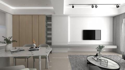 Studio'E - 客廳3D模擬