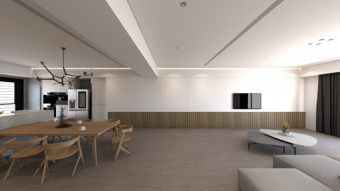 Studio'E - 客廳3D模擬