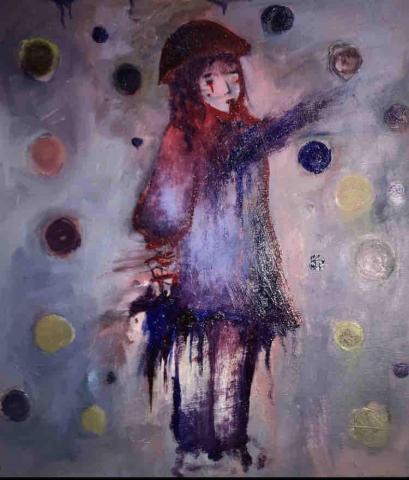 鼠兔 -  油畫類插畫