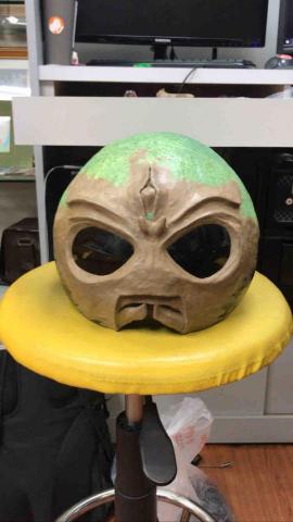 鼠兔 - 安全帽造型雕塑紀錄