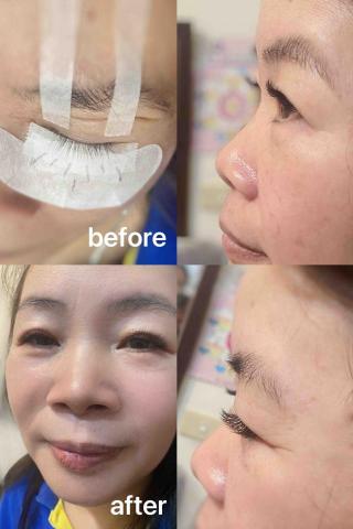 Relax Beauty studio - 大姐姐第一次嫁接睫毛?好滿足愉悅的笑容 Relax Beauty studio - 大姐姐第一次嫁接睫毛?好滿足愉悅的笑容