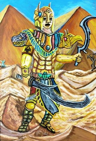 高銘鴻 - 法老護法（左）