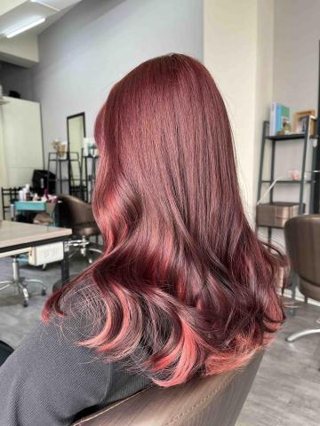 Mary -  半頭漂全頭染